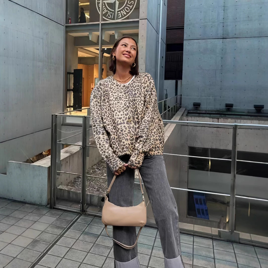 Damen Gemusterter Pullover Heidi-Mode