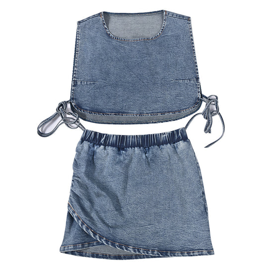 Damen Denim Twin-Set Heidi-Mode