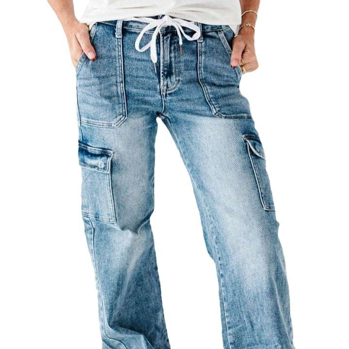 Damen Cargo-Jeans im lässigen Design Heidi-Mode