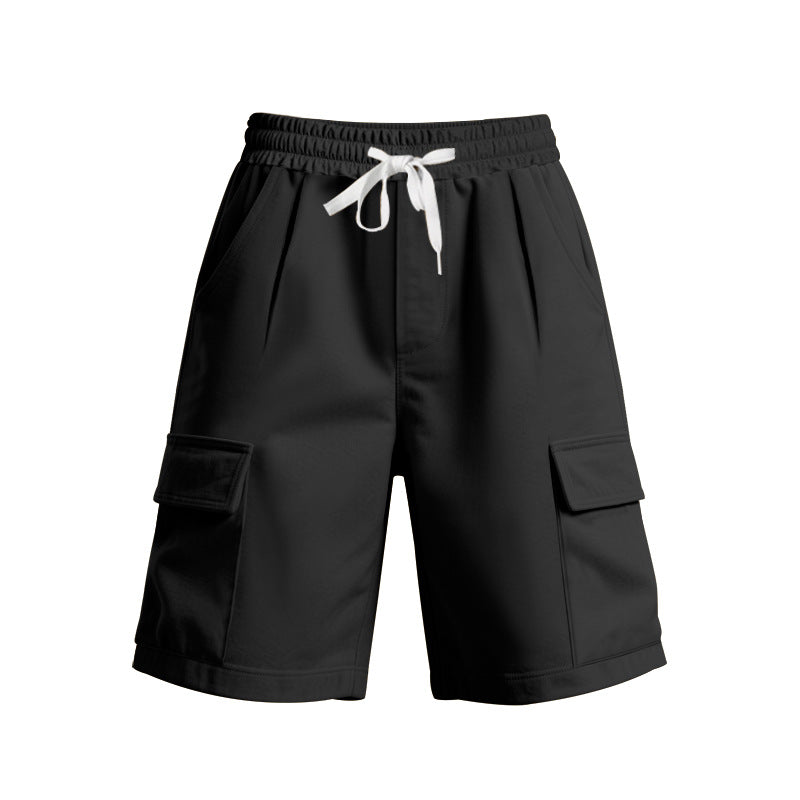 Damen komfortable Cargo-Shorts mit elastischem Bund und praktischen Seitentaschen Heidi-Mode