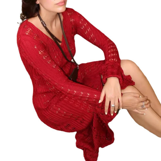 Femme Offene-Strick Duster Cardigan Heidi-Mode