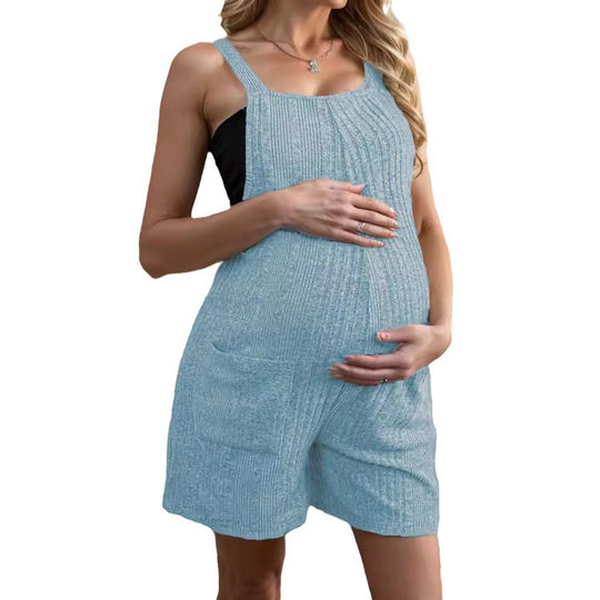 Damen lässiger Träger-Jumpsuit mit praktischem Taschendesign Heidi-Mode