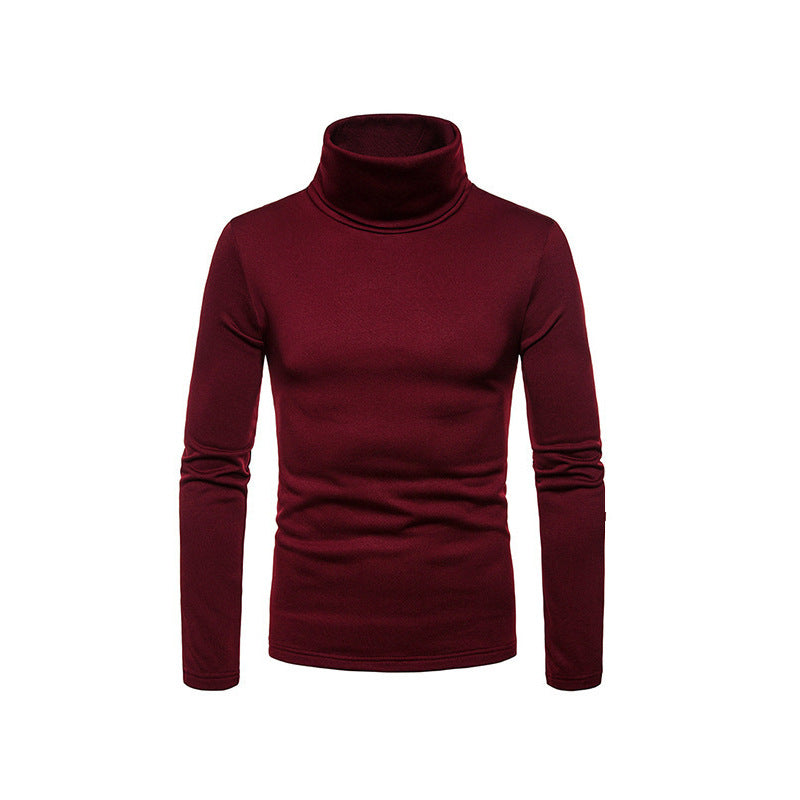 Herren Rollkragenpullover aus weichem Stretchmaterial Heidi-Mode