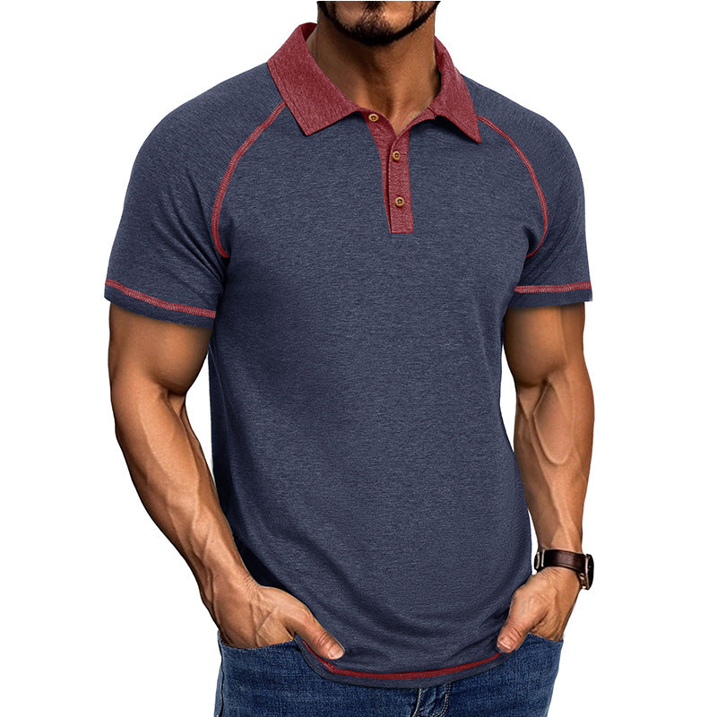 Heidi Mode | Kurzärmeliges Herren-T-Shirt mit Revers