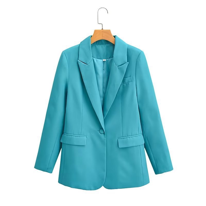 Damen Elegante Blazerjacke im modernen Schnitt und praktischem Reverskragen Heidi-Mode
