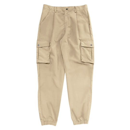 Herren Cargo-Hose mit  elastischem Bund und praktischen Taschen Heidi-Mode