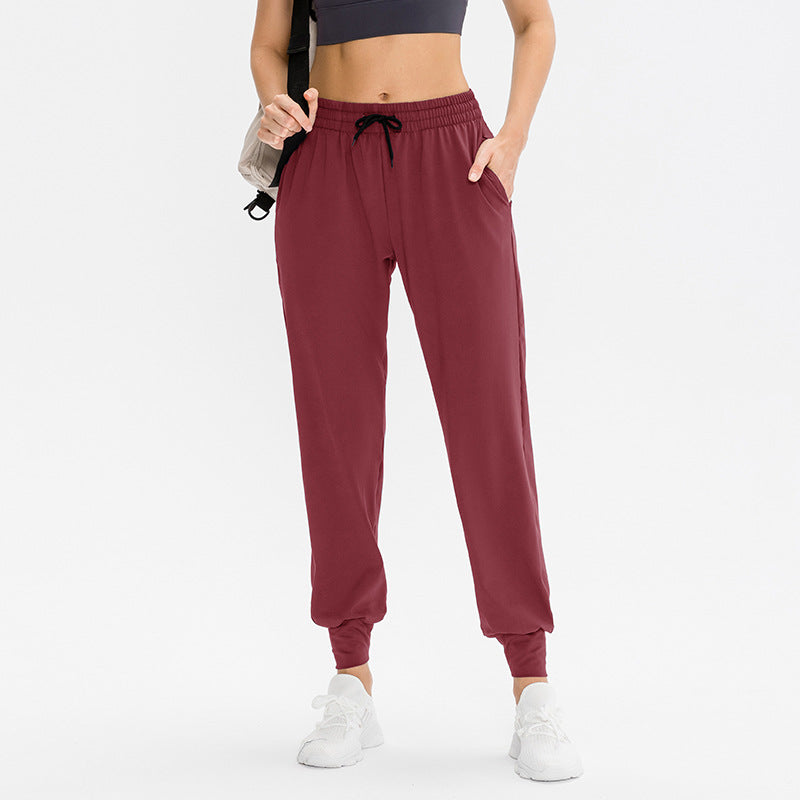 Damen Sportliche Jogginghose mit elastischem Bund und praktischen Taschen Heidi-Mode