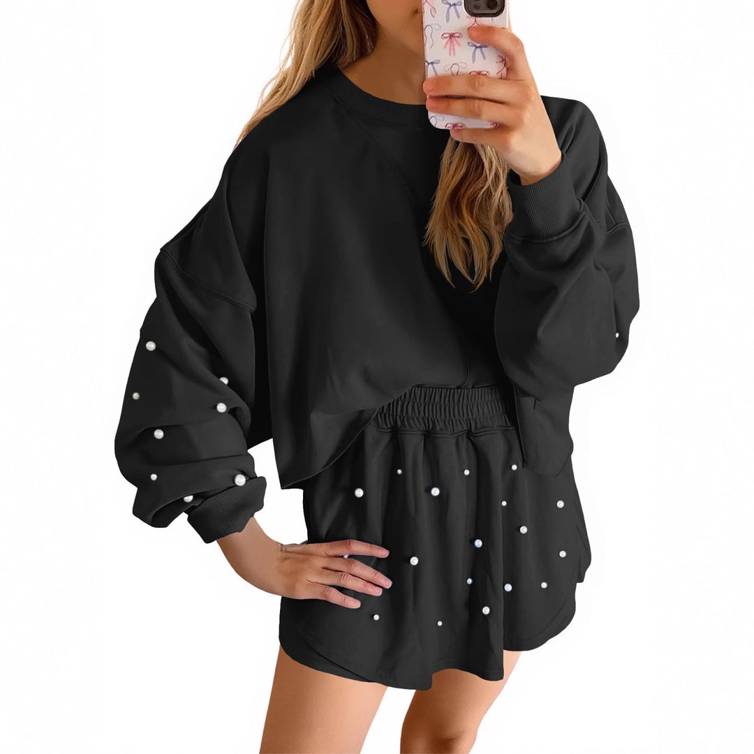 Damen Sportliches Sweatshirt- und Rock-Set Heidi-Mode