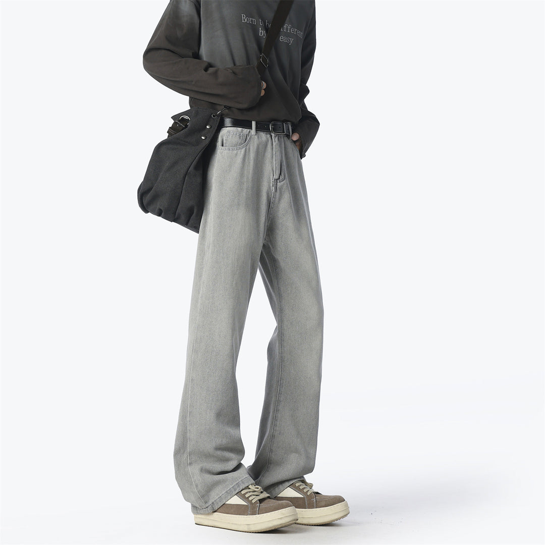 Damen Lässige High-Waist Denim-Hose im Vintage-Stil Heidi-Mode