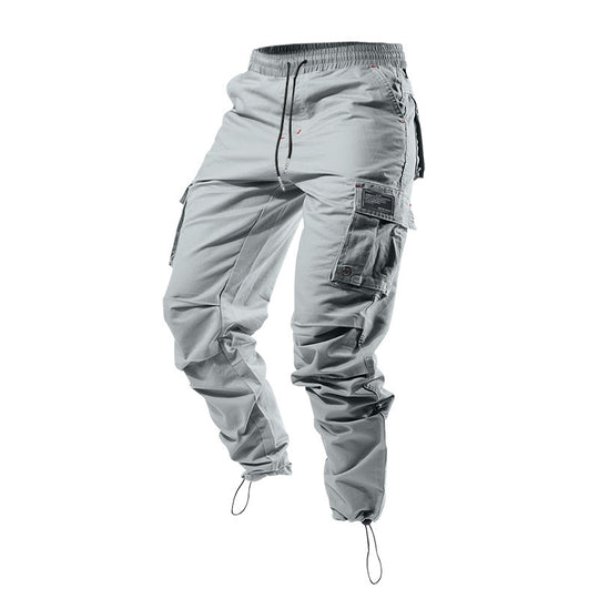 Herren Cargo-Hose mit elastischem Bund und praktischen Taschen Heidi-Mode