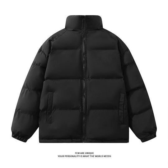 Herren warm gefütterte Winterjacke mit hohem Kragen und praktischem Reißverschluss Heidi-Mode