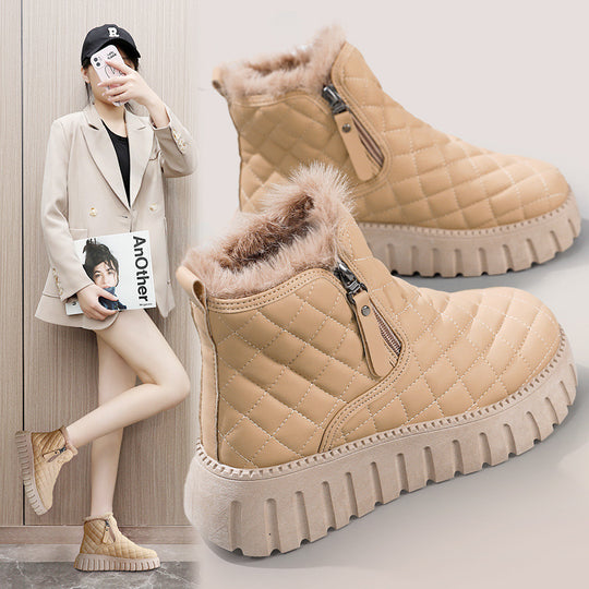 Damen Winter-Stiefel mit warmem Innenfutter und rutschfester Sohle Heidi-Mode