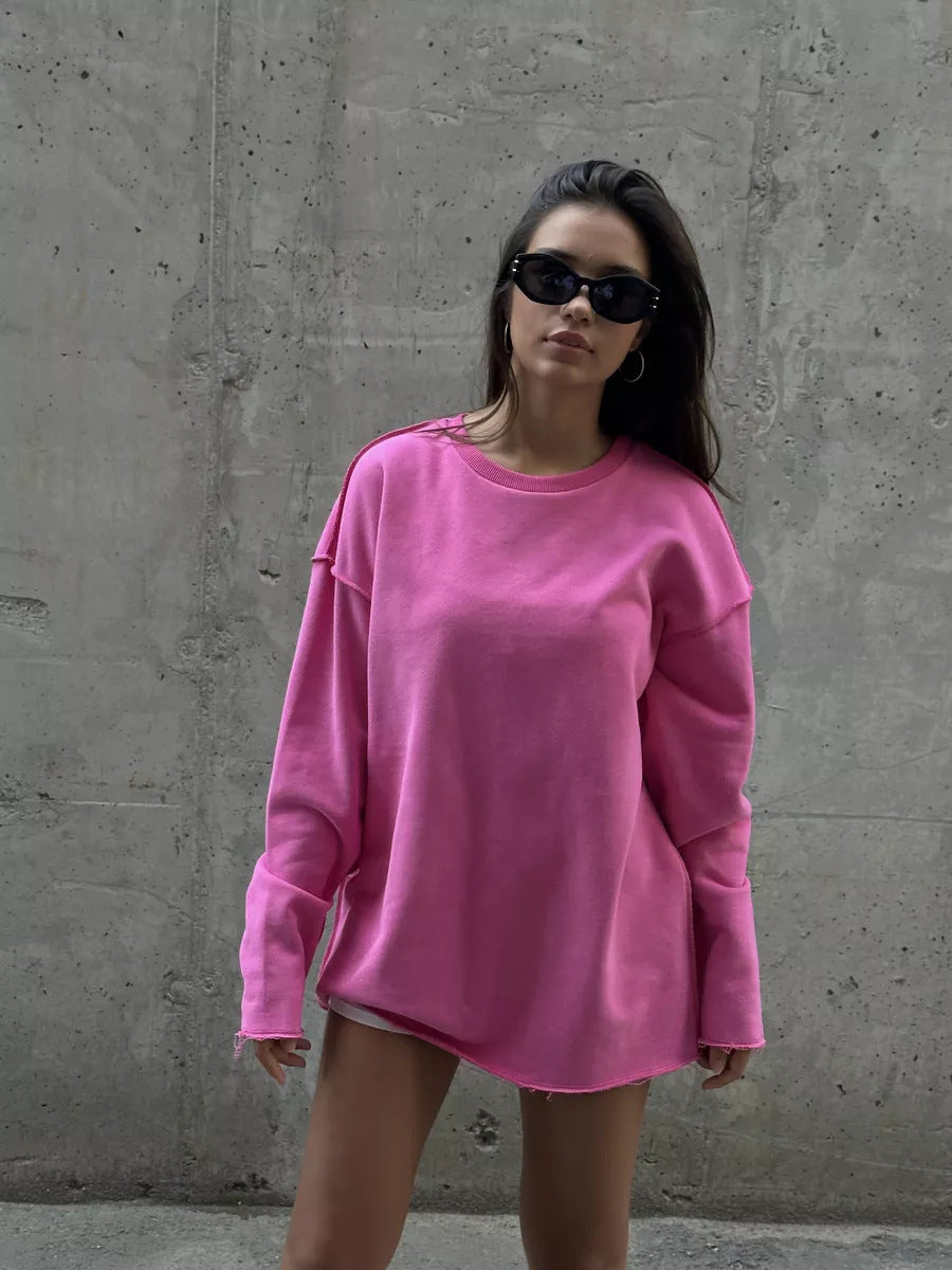 Damen Oversized Sweatshirt Heidi-Mode