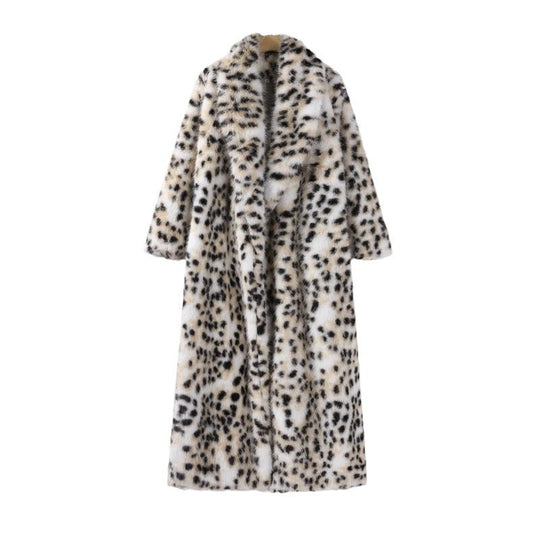 Damen modischer Kunstpelzmantel Heidi-Mode