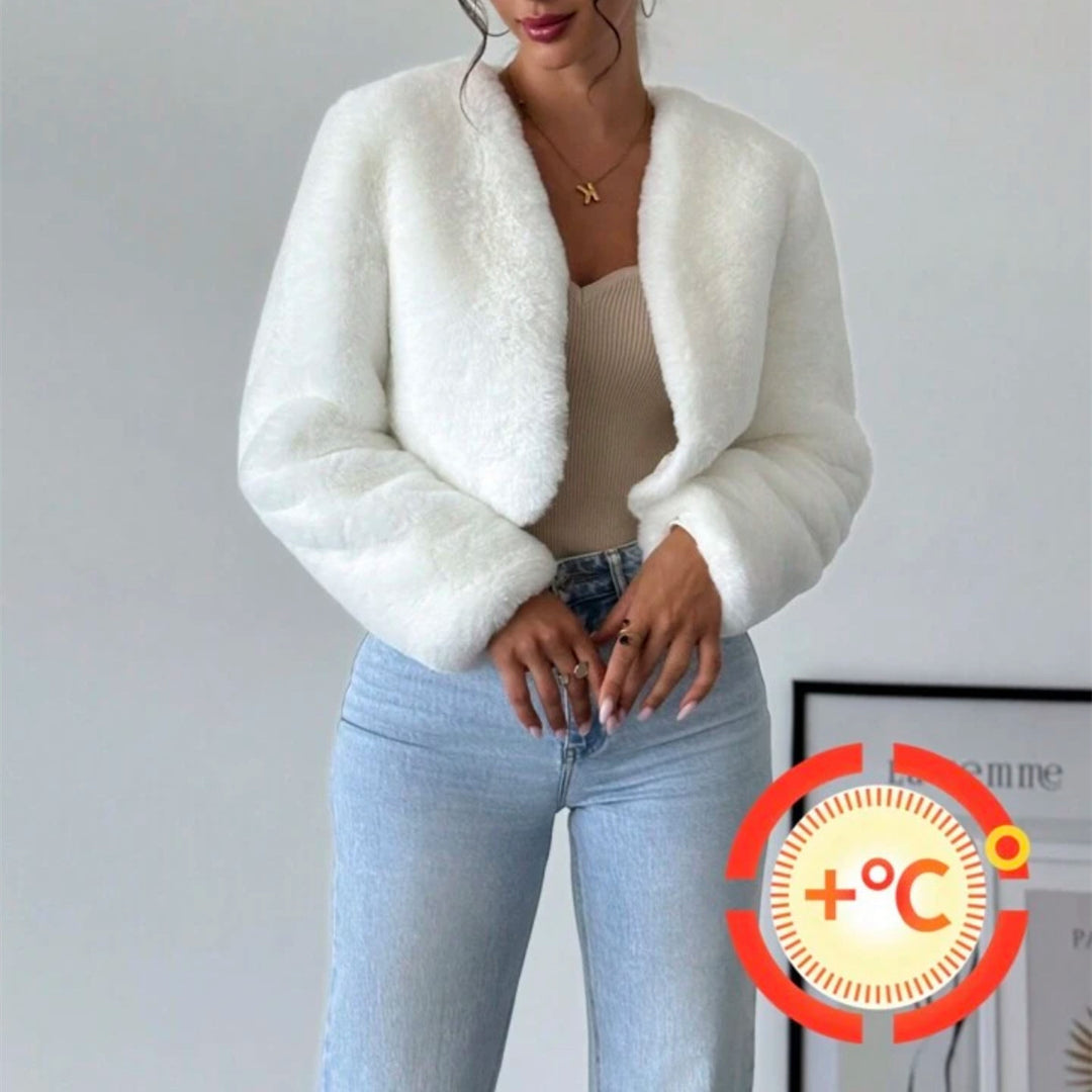 Damen Kuschelige Fleecejacke mit modischem Schnitt Heidi-Mode