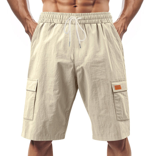 Herren Cargo-Shorts mit vielseitigen Taschen und elastischem Bund Heidi-Mode