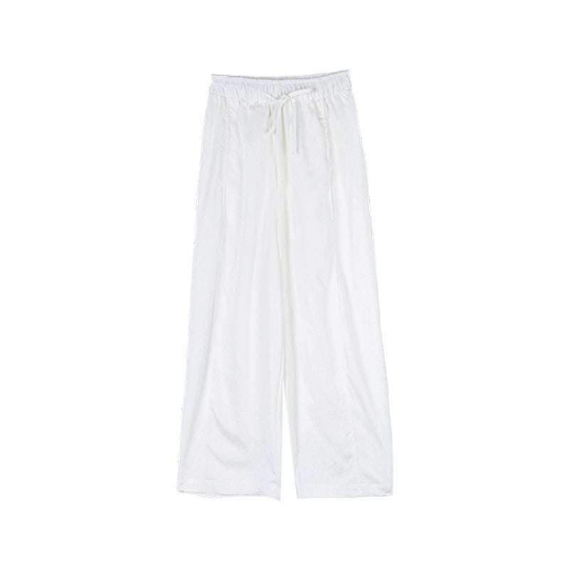 Damen weite Loungehose mit elastischem Bund und komfortablem Schnitt Heidi-Mode