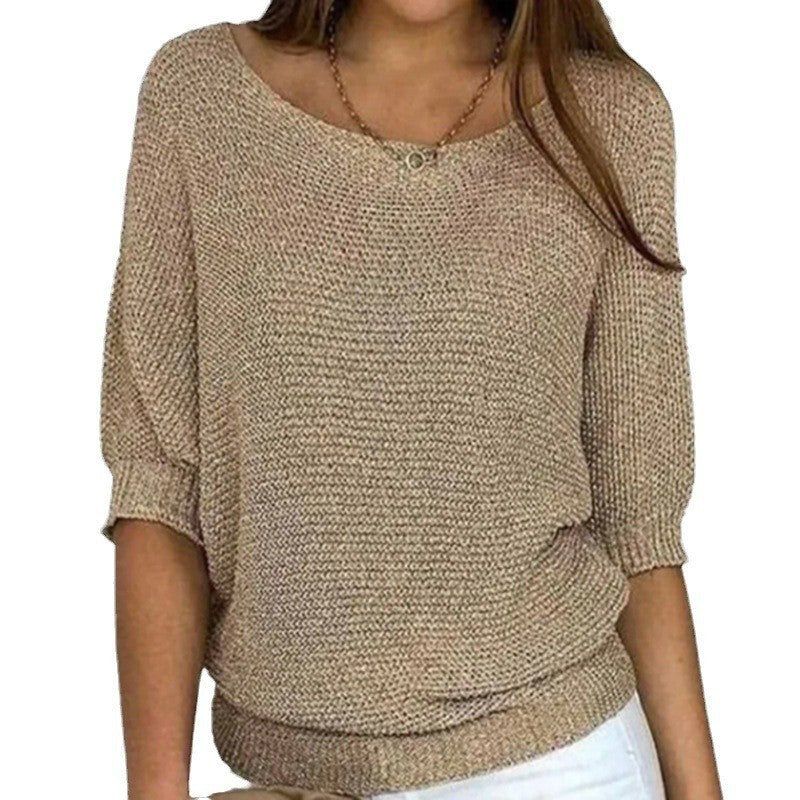 Damen lässiger Pullover Heidi-Mode