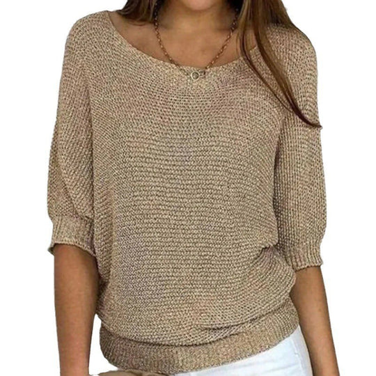 Damen lässiger Pullover Heidi-Mode