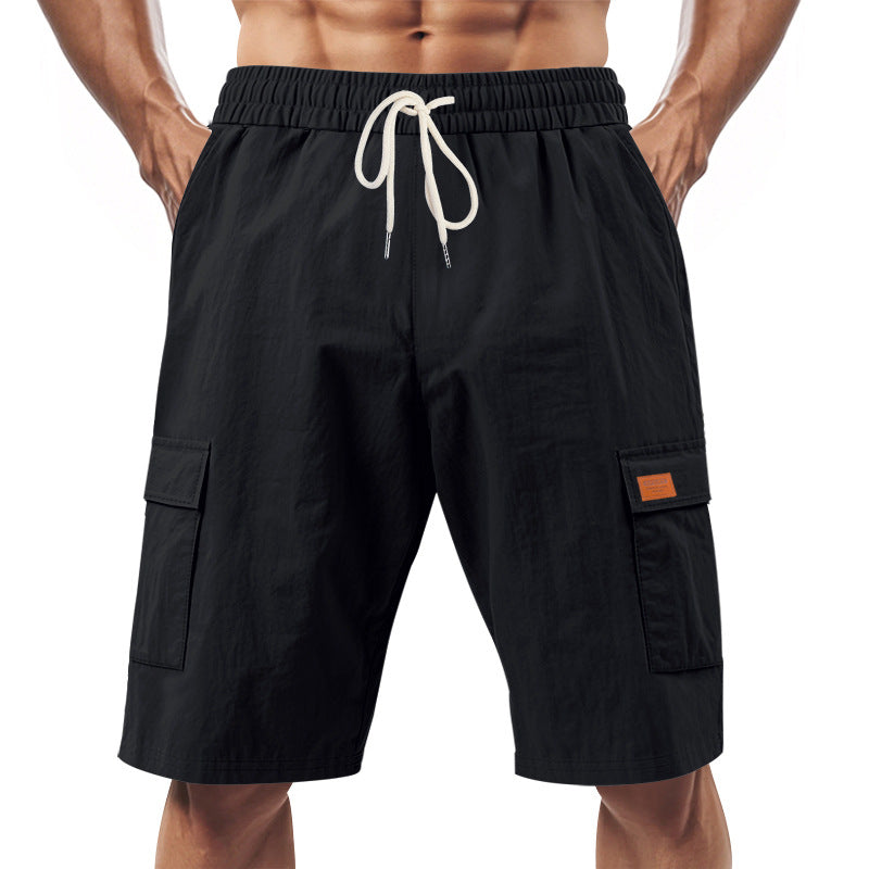 Herren Cargo-Shorts mit vielseitigen Taschen und elastischem Bund Heidi-Mode