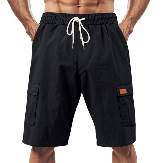 Herren Cargo-Shorts mit vielseitigen Taschen und elastischem Bund Heidi-Mode
