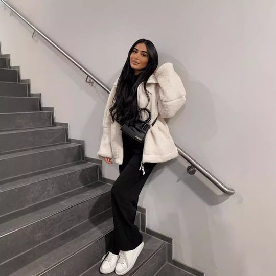 Damen Kuscheljacke Heidi-Mode