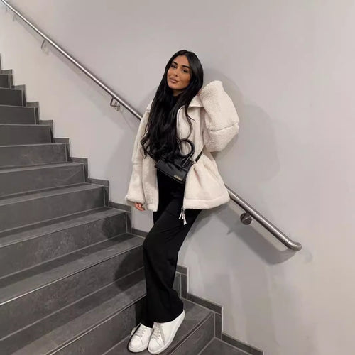 Damen Kuscheljacke Heidi-Mode