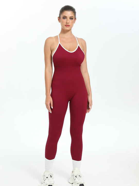 Damen Bodysuit mit Racerback-Design und nahtloser Verarbeitung Heidi-Mode