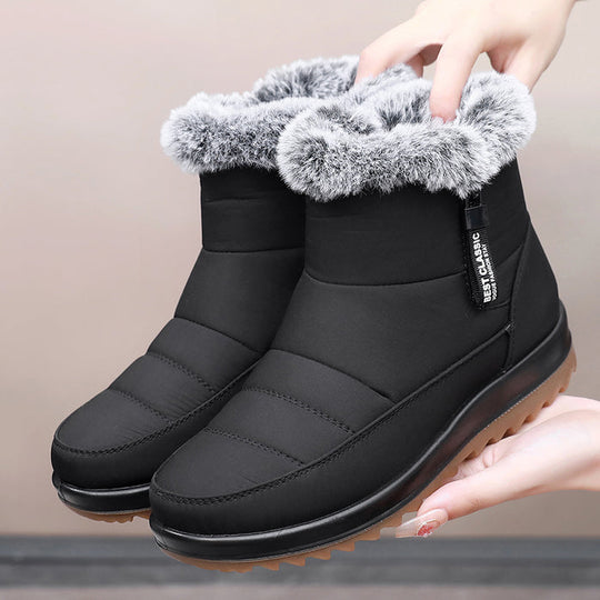 Heidi-Mode | Damen Winter Wasserdichte Warme Baumwollstiefel