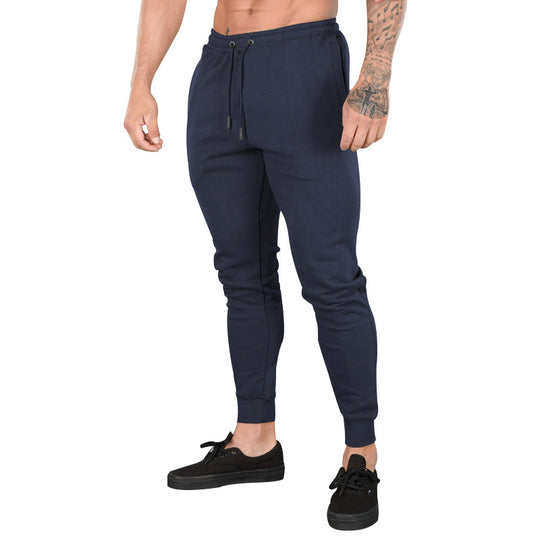 Herren Sportliche Jogginghose mit elastischem Bund und praktischen Reißverschlusstaschen Heidi-Mode