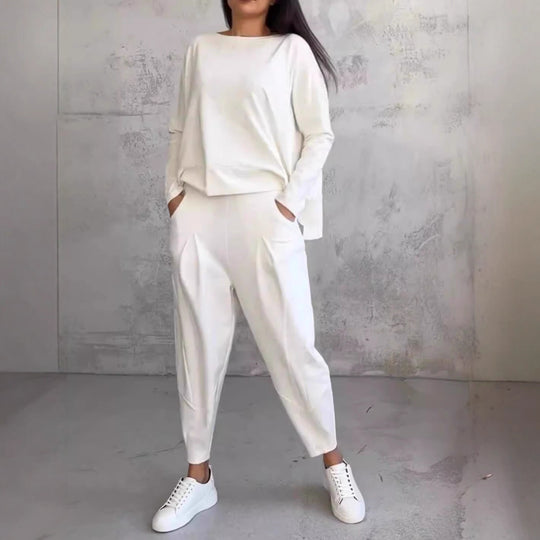Damen Stilvolles und bequemes Lounge-Set mit weitem Schnitt Heidi-Mode