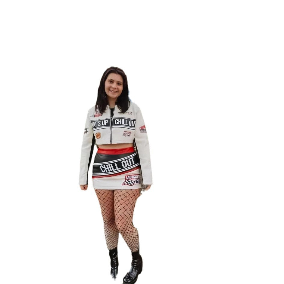 Damen Biker-Jacke Heidi-Mode