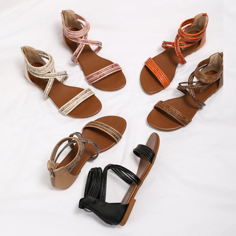 Damen elegante Sommer Sandalen Heidi-Mode