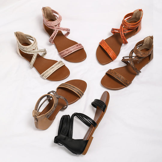 Damen elegante Sommer Sandalen Heidi-Mode