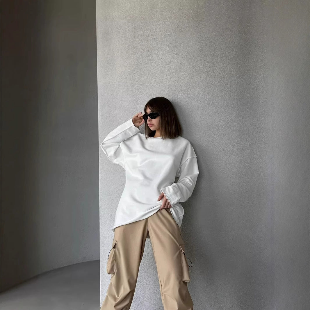Damen Oversized Sweatshirt Heidi-Mode