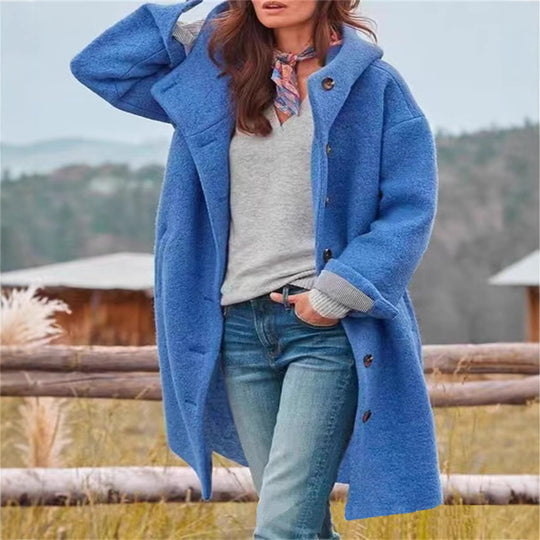 Damen Oversized Wollmantel Heidi-Mode