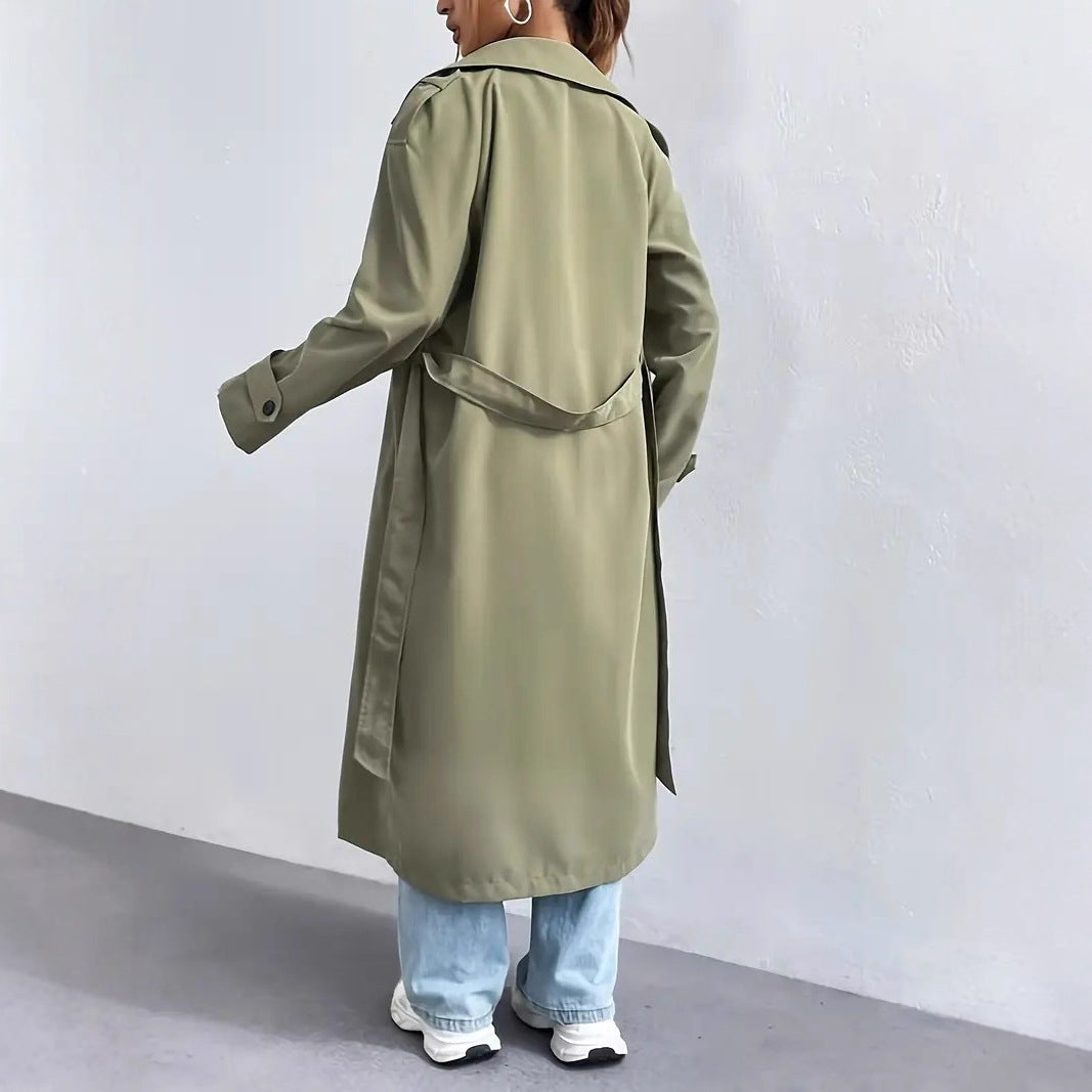 Damen Trenchcoat mit modernem Schnitt von Heidi-Mode