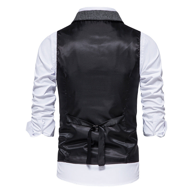 Herren Weste im klassischen Herringbone-Design Heidi-Mode