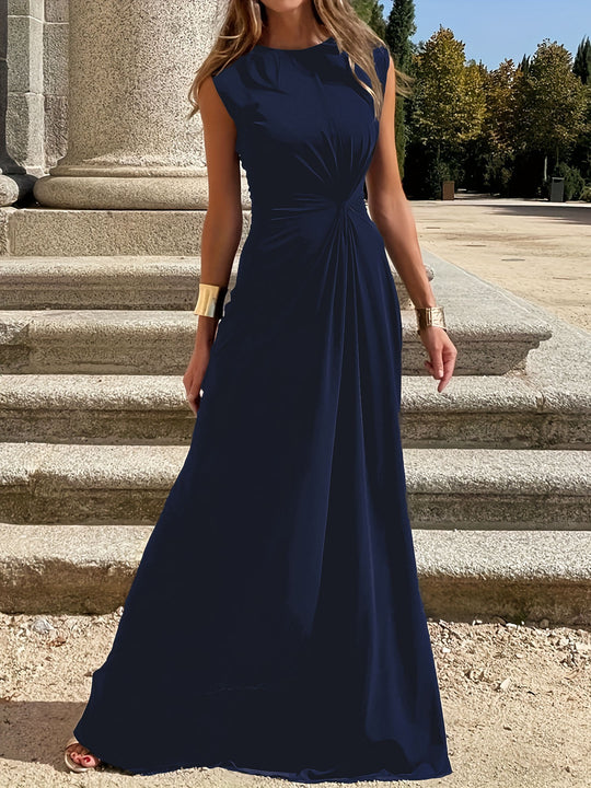 Damen Maxikleid mit elegantem Wickeldesign und schmeichelndem Schnitt Heidi-Mode