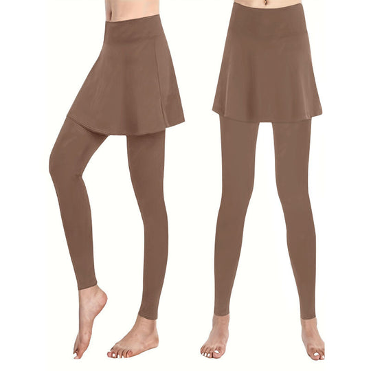 Damen Leggings mit integrierter Skirtschnitt Heidi-Mode