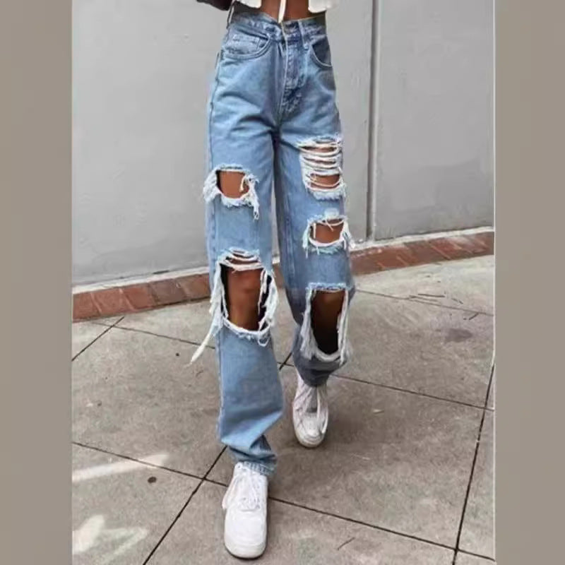 Damen Destroyed Jeans Heidi-Mode