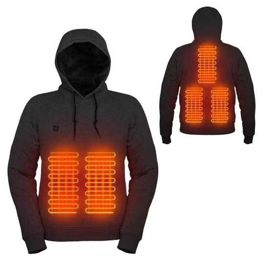 Damen beheizbare Kapuzenpullover Heidi-Mode