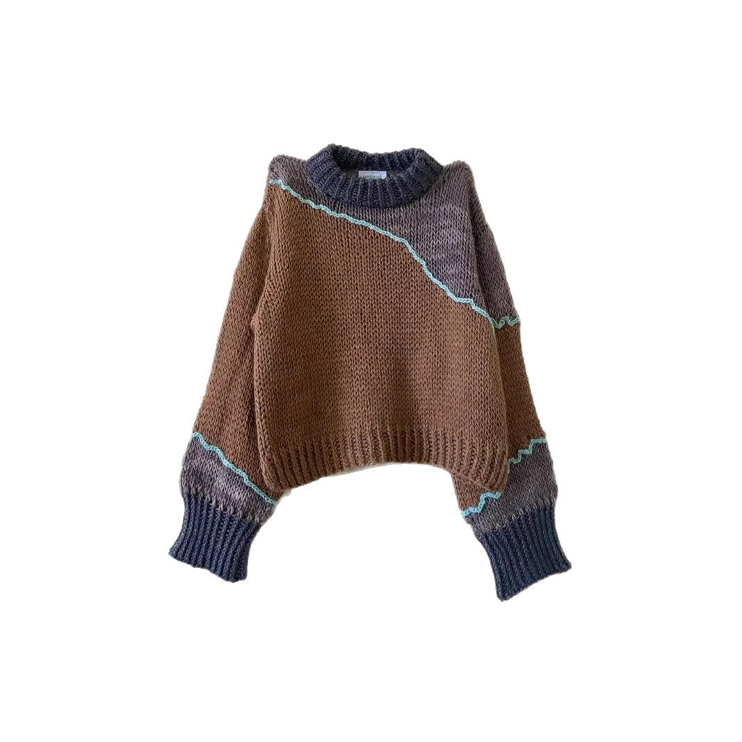 Damen Grobstrickpullover Heidi-Mode