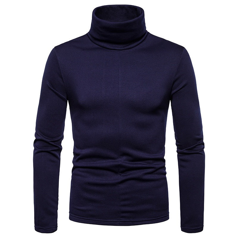 Herren Rollkragenpullover aus weichem Strickmaterial Heidi-Mode