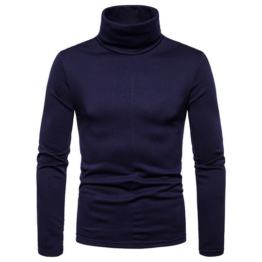 Herren Rollkragenpullover aus weichem Strickmaterial Heidi-Mode