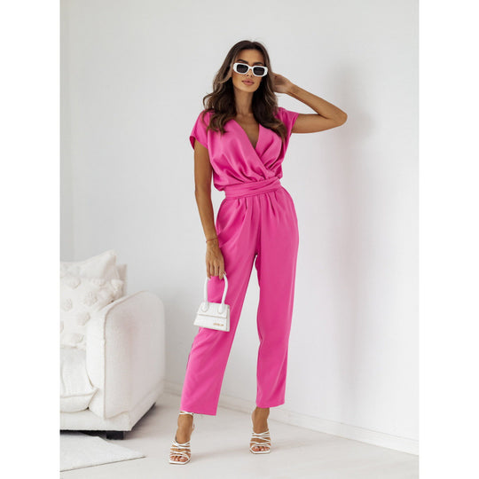 Damen Eleganter Wickel-Overall Heidi-Mode