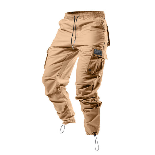 Herren Cargo-Hose mit elastischem Bund und praktischen Taschen Heidi-Mode