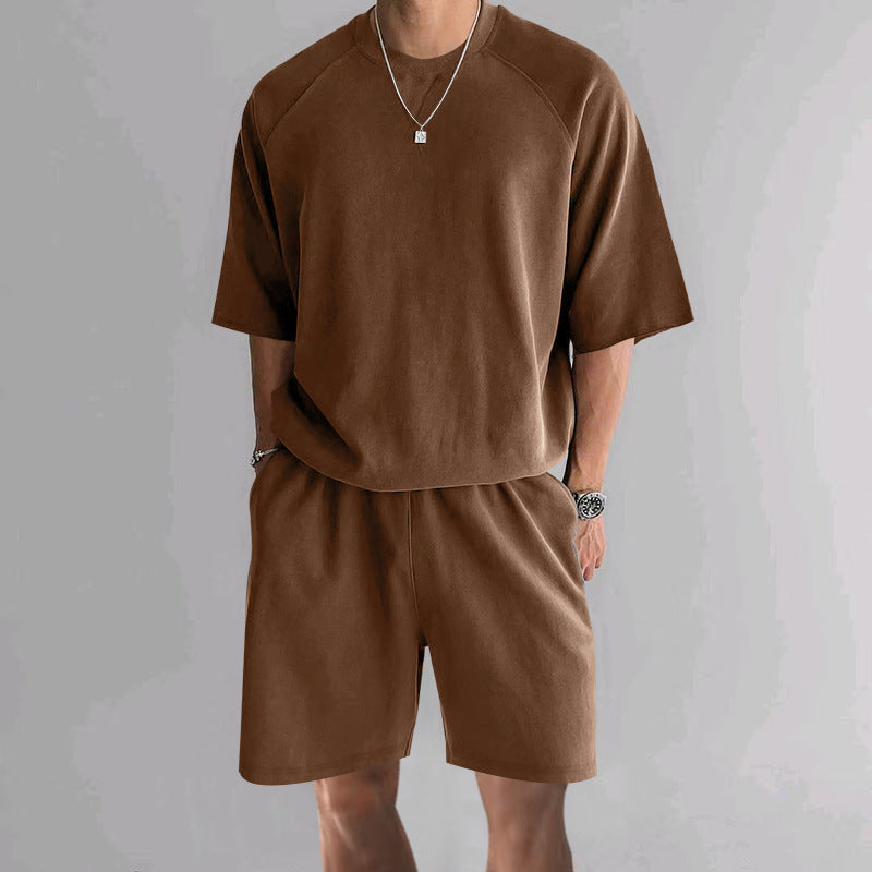 Herren funktionales Freizeit-Set aus atmungsaktivem Material mit bequemer Passform Heidi-Mode