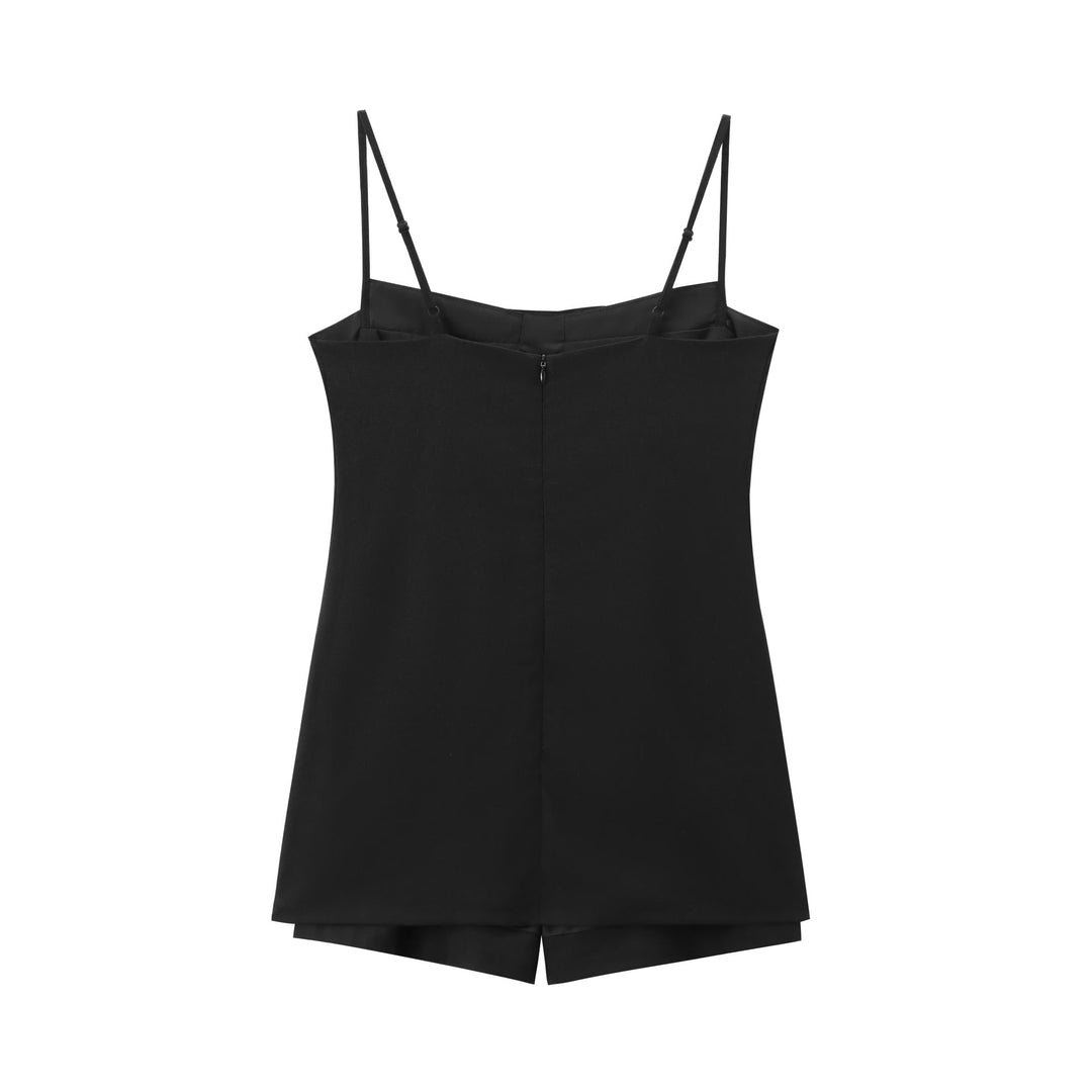 Heidi-Mode | Jumpsuit-Kurz Trägerlos Off-Shoulder Kurz Jumpsuit
