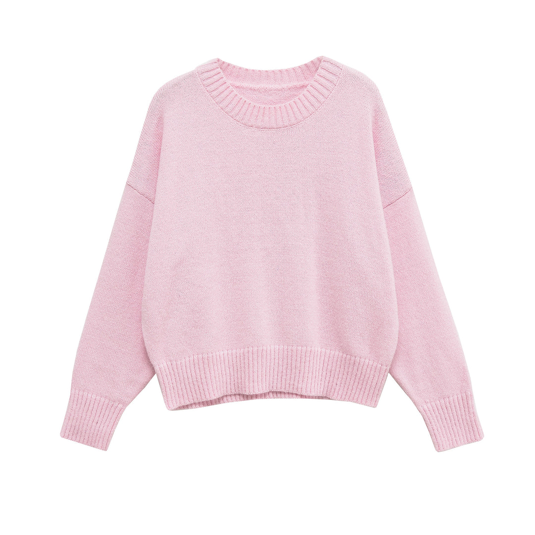Damen lässiger Oversized Pullover Heidi-Mode